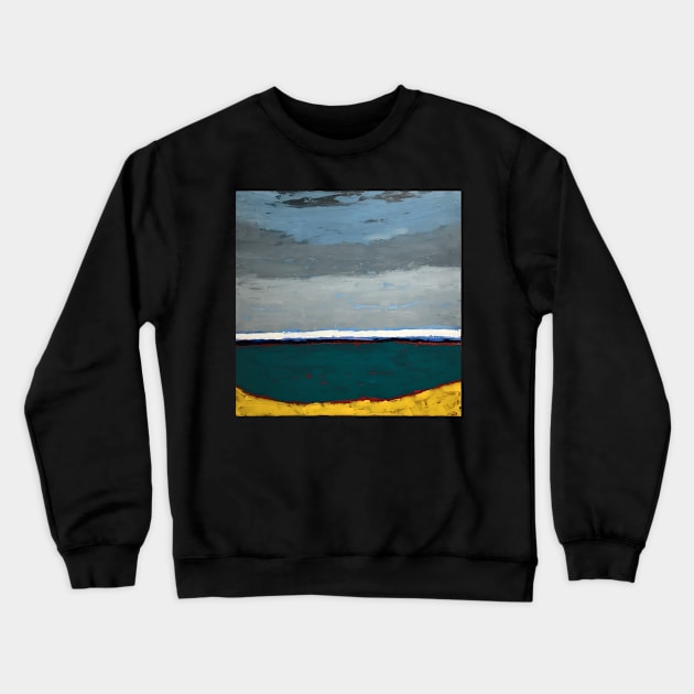 abstract seascape Crewneck Sweatshirt by paulsummers2014